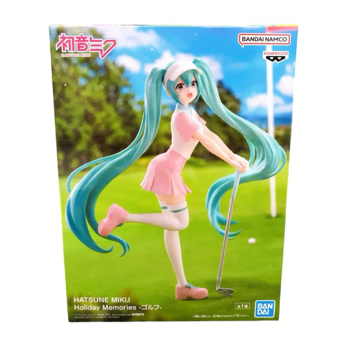 未開封] 初音ミクホリテイメモリーズゴルフフィギュア美少女